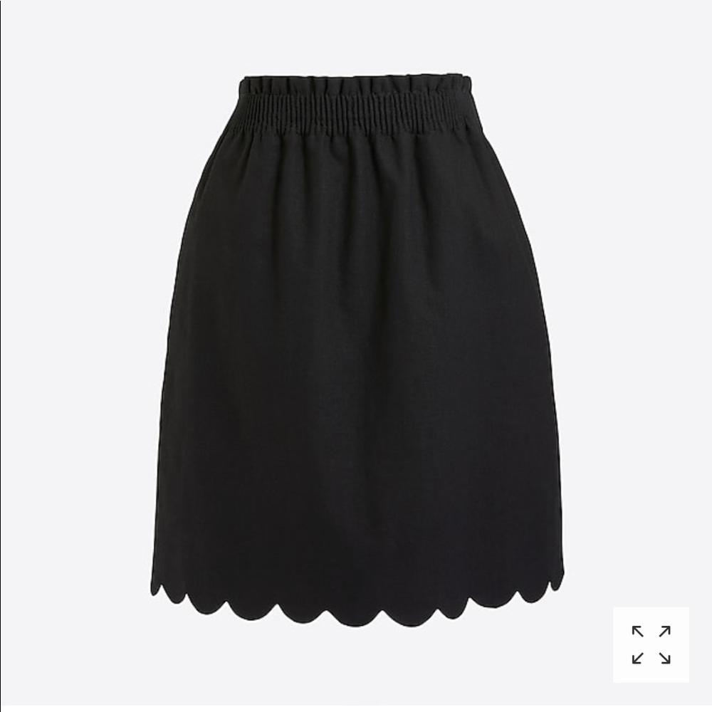 NWT Jcrew Factory Scalloped Sidewalk Skirt